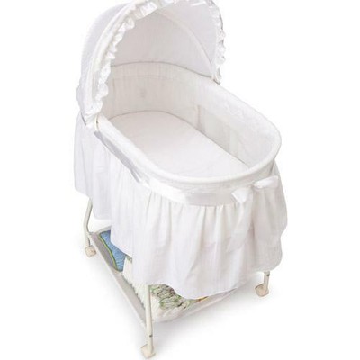 portable baby bassinet newborn cradle white moses basket infant nursery